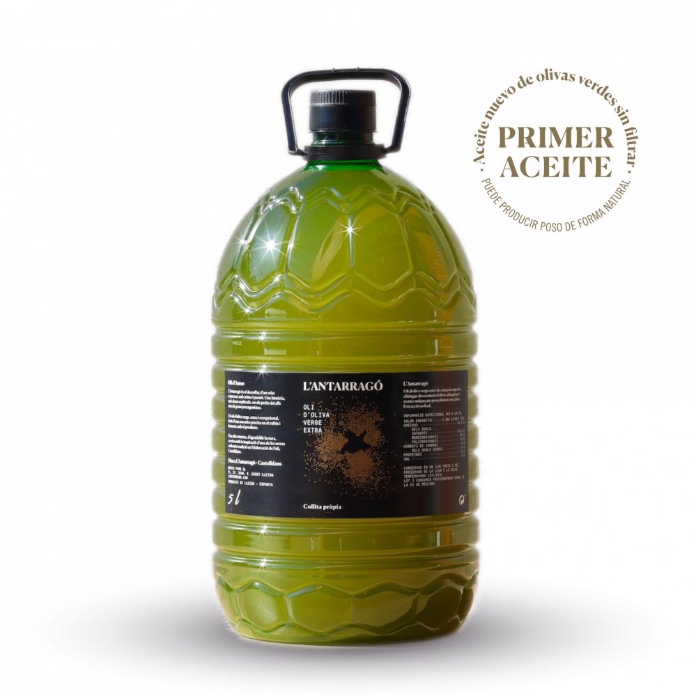 L’Antarragó PRIMER ACEITE Virgen Extra Arbequina - Garrafa 5L